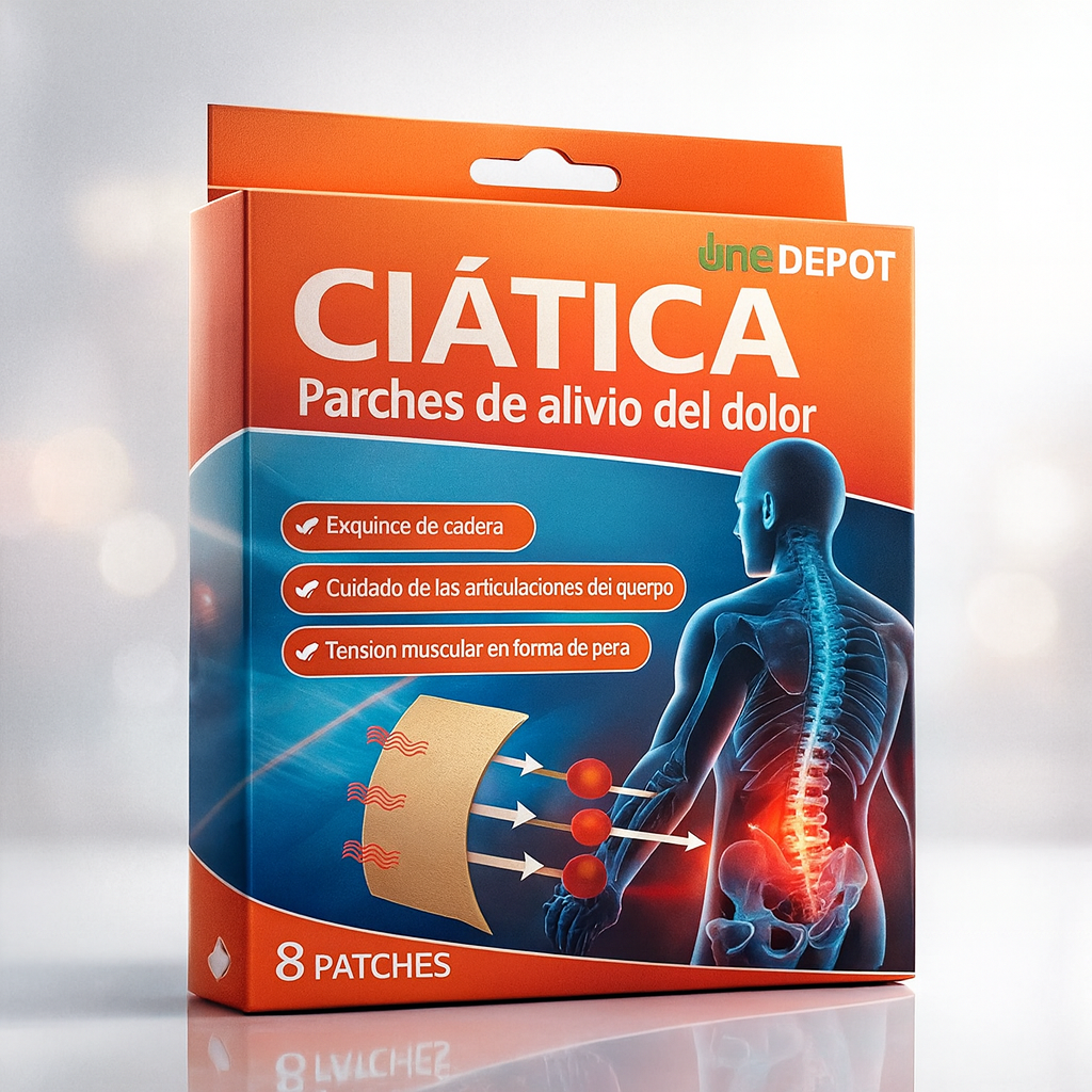 CiaticaPatch™  2x1 | Parches Alivio Dolor Ciática 16 Unidades